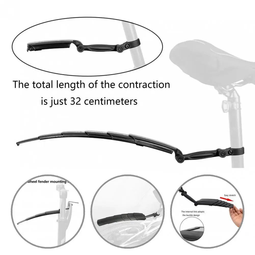 

Anti-corrosion Cycling Accessories Detachable Anti-corrosion Bike Mud Guard for Bike