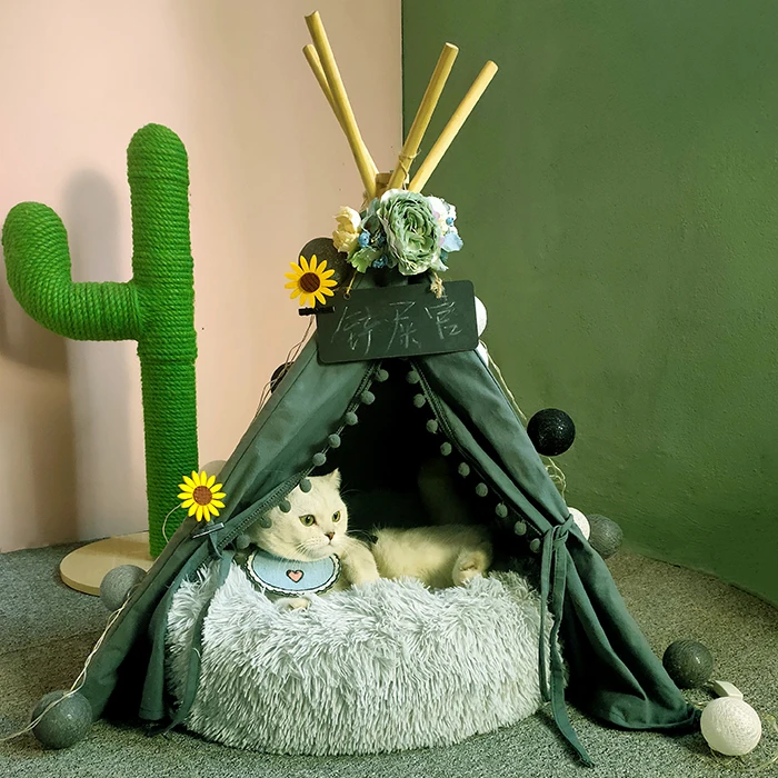 Новинка 2020 креативная палатка для домашних животных с подушками домашние