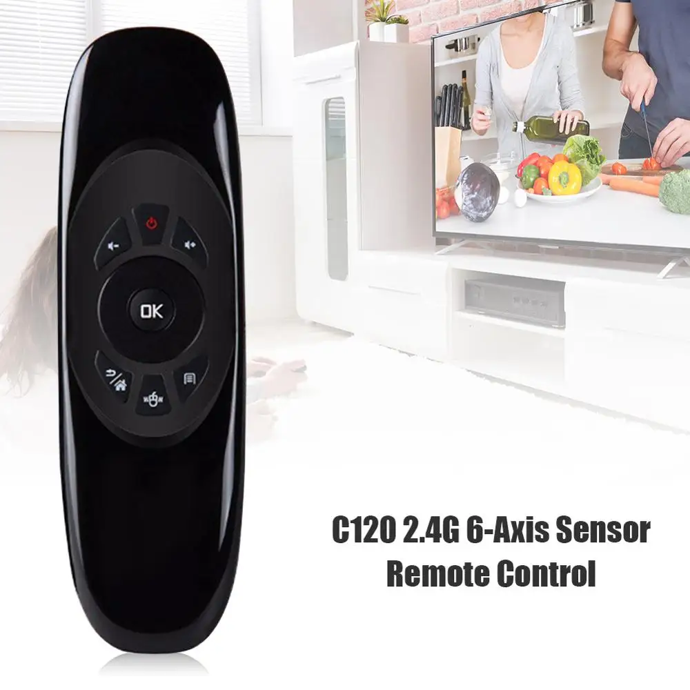 3 в 1 клавиатура+ беспроводная мышь+ игровой контроллер C120 Fly Air mouse 2,4G 6 Axis sensor 3 цвета подсветка пульт дистанционного управления