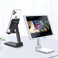 Adjustable Phone Stand Tablet Stand Fold Mobile Phone Holder For iPad Pro 12 9 10 2 Air Samsung Xiaomi Huawei Desk Holder