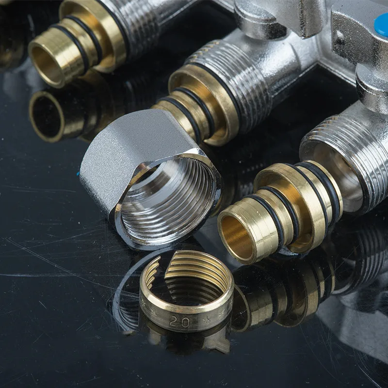 2 8 канальный напольный нагревательный коллектор распределительный для 20 мм