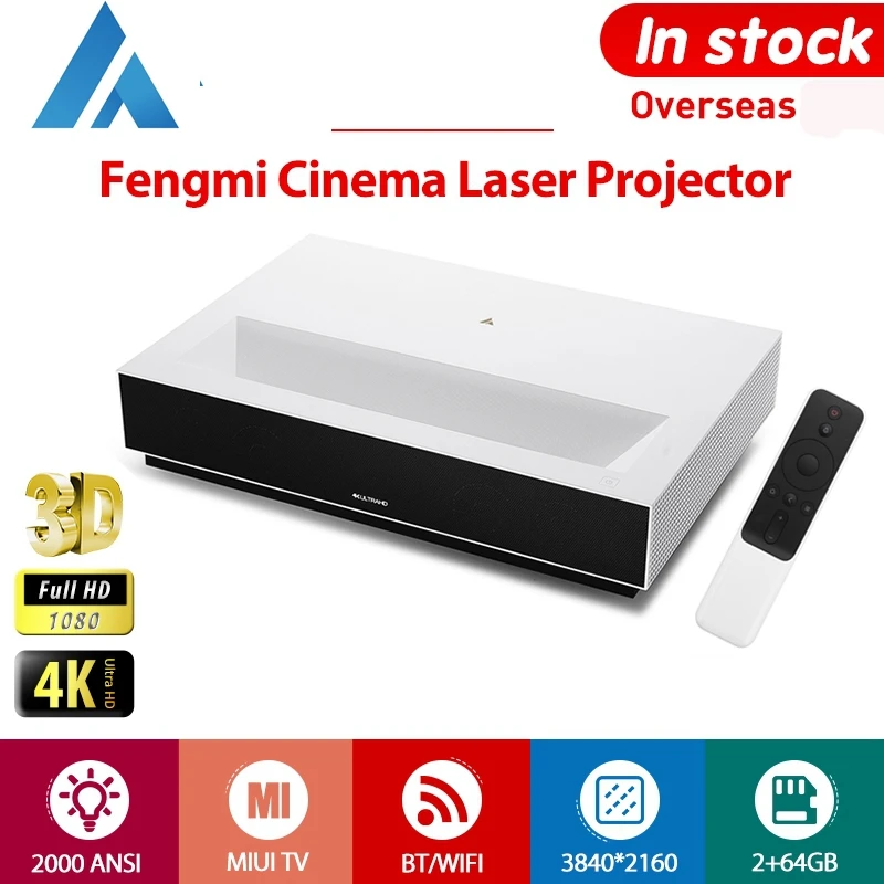 Fengmi проектор телевизор проэктор full hd мини для дома телевизоры 4к телефон с