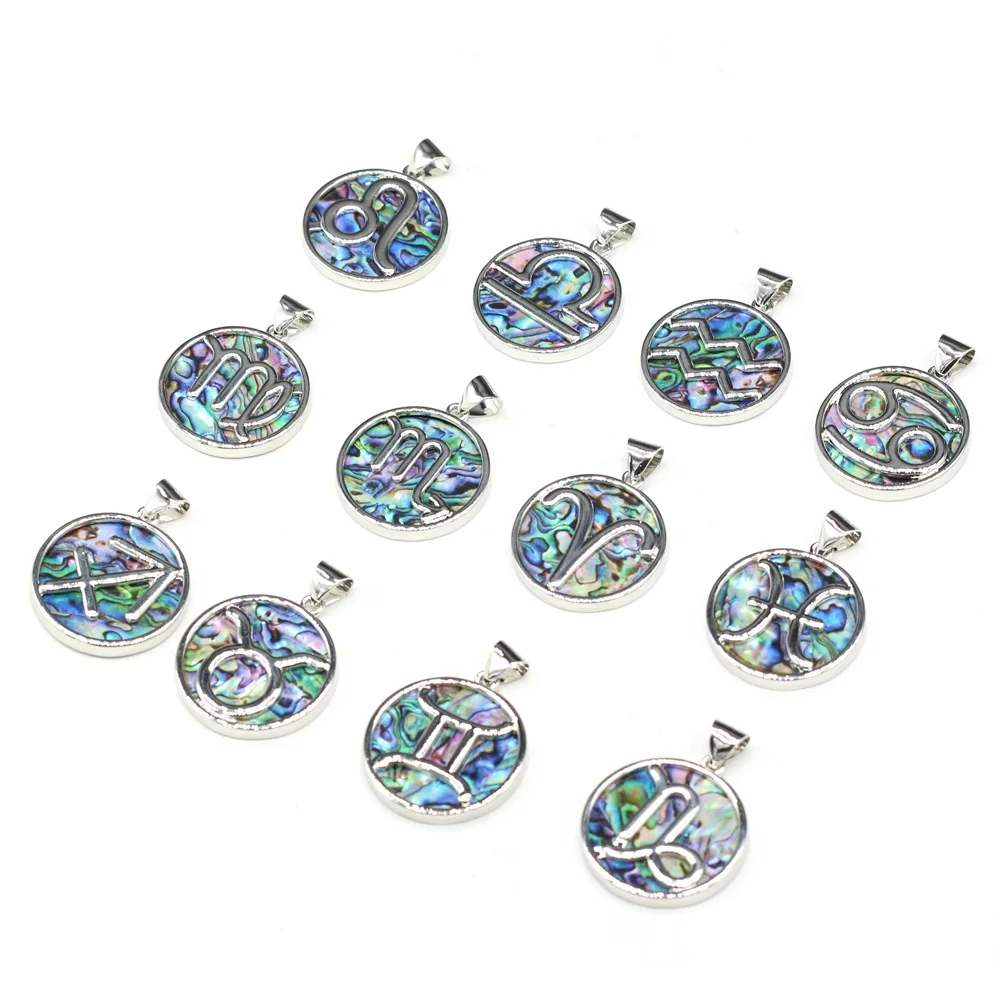 

1pcs Natural Abalone Shell Pendant Charm for DIY Necklace Earrings Jewelry Making Women Accessory Gift Size 32x32mm