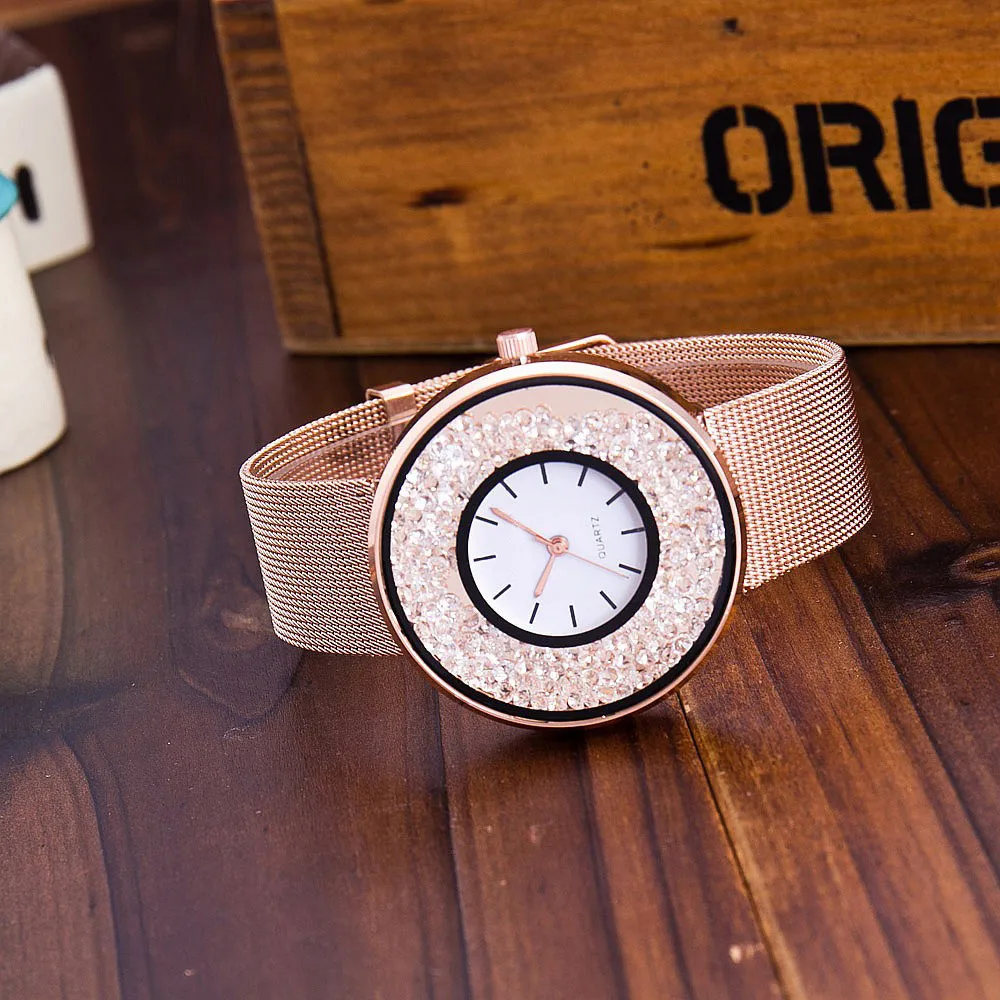 Повседневные Женские Романтические наручные часы кожаные женские простые Gfit