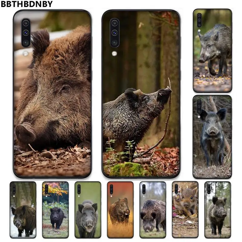 

wild boar animal Phone Case For Samsung galaxy A S note 10 12 20 32 40 50 51 52 70 71 72 21 fe s ultra plus