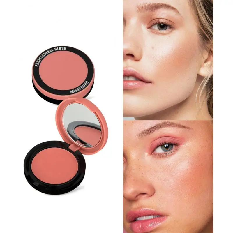 

MissYoung 4 Colors Face Mineral Pigment Blusher Powder Brozer Cosmestics Professional Palette Blush Contour Shadow Makeup TSLM1