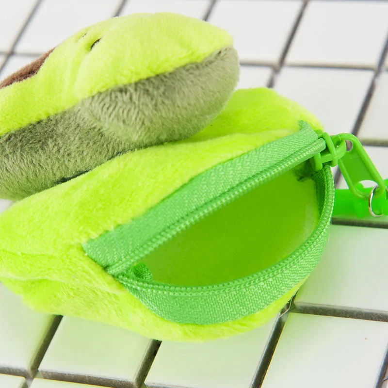 Мультяшный плюшевый Кошелек для монет авокадо милый кошелек с фруктами девочек