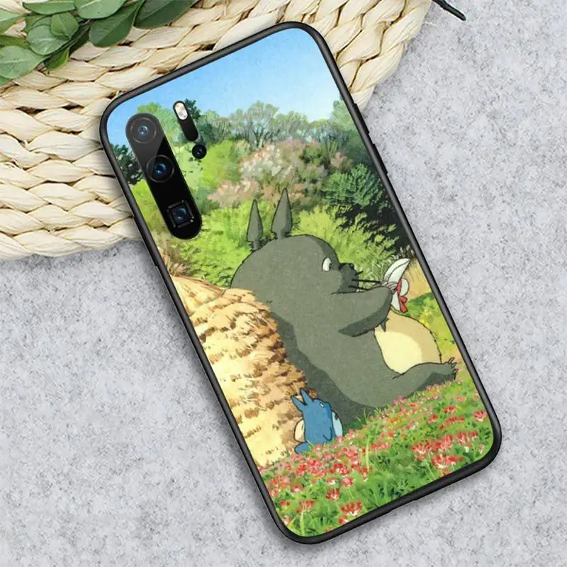 

Totoro Miyazaki Hayao anime Phone Case For Huawei honor Mate P 10 20 30 40 i 9 8 pro x Lite smart 2019 nova 5t