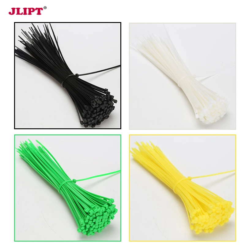 100 шт. нейлоновые кабельные стяжки проволочные устойчивые к ультрафиолетовому