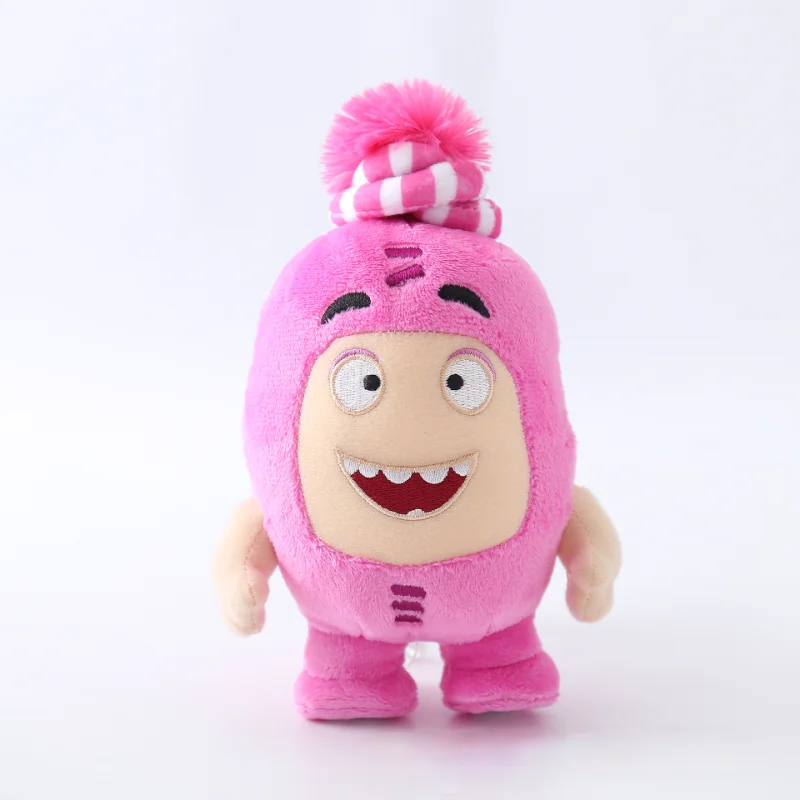 

18/23cm Oddbods Cartoon Plush Toys Cute Fuse Soft Pogo Bubbles Slick Zeke Jeff Plush Toys Hobbies Stuffed Animals Children Gift