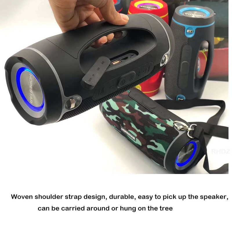 Уличная Водонепроницаемая Колонка HOPESTAR H45 портативная bluetooth-колонка 20 Вт высокая