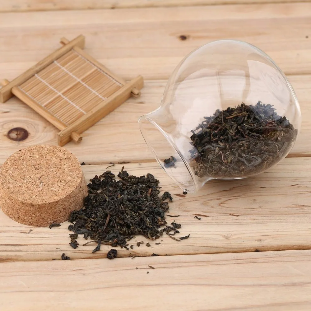 Новое поступление милый дизайн чай кофе сахар Стеклянные Канистры цветочное