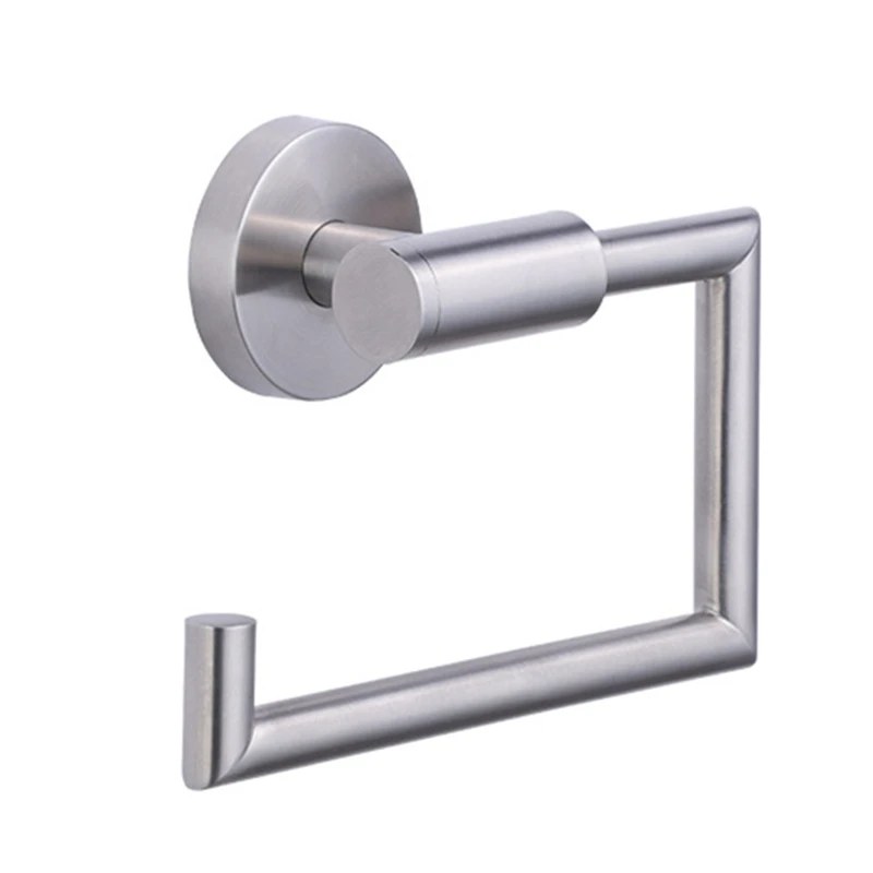 

Punch-free Wall Mounted Paper Roll Holder Partition Shelf Towel Storage Rack Multipurpose Household Item Accessories for Home