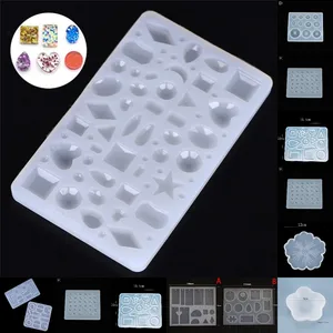 Форма для изготовления ювелирных изделий из эпоксидной смолы, силиконовая серьга