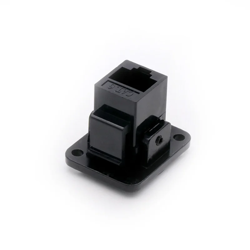 50 шт. RJ45 разъем CAT.6 D Тип 8P8C металлический корпус + медные шпильки Панель Крепления