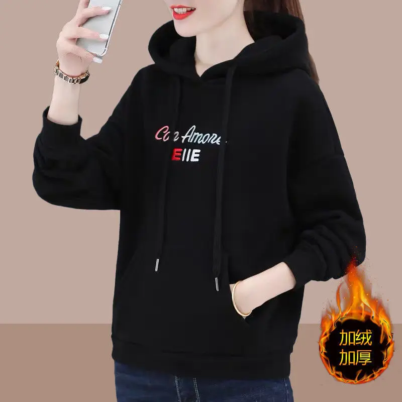 

Hoodies Women Sweaters Women's Clothing Loose Fall/ Hot-Selling Hooded Jacket Coat Hoodies Sweatshirts Tops Sudaderas