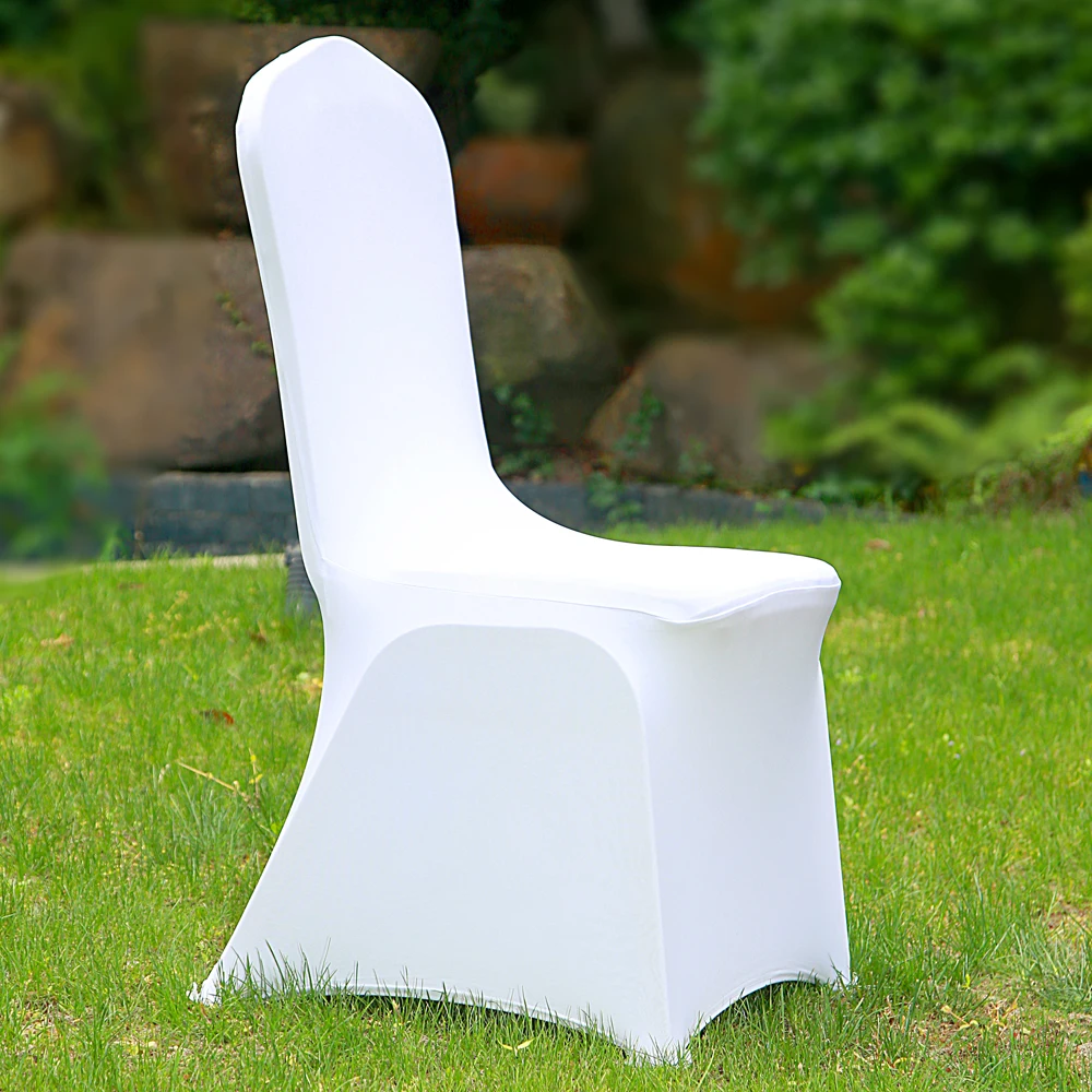50/100 шт Универсальный пятизвездочных отелей белые чехлы на стулья для офиса супер