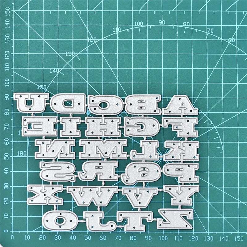 DiyArts буквенные штампы 26 Алфавит металлические Вырубные новые 2019 ремесленные