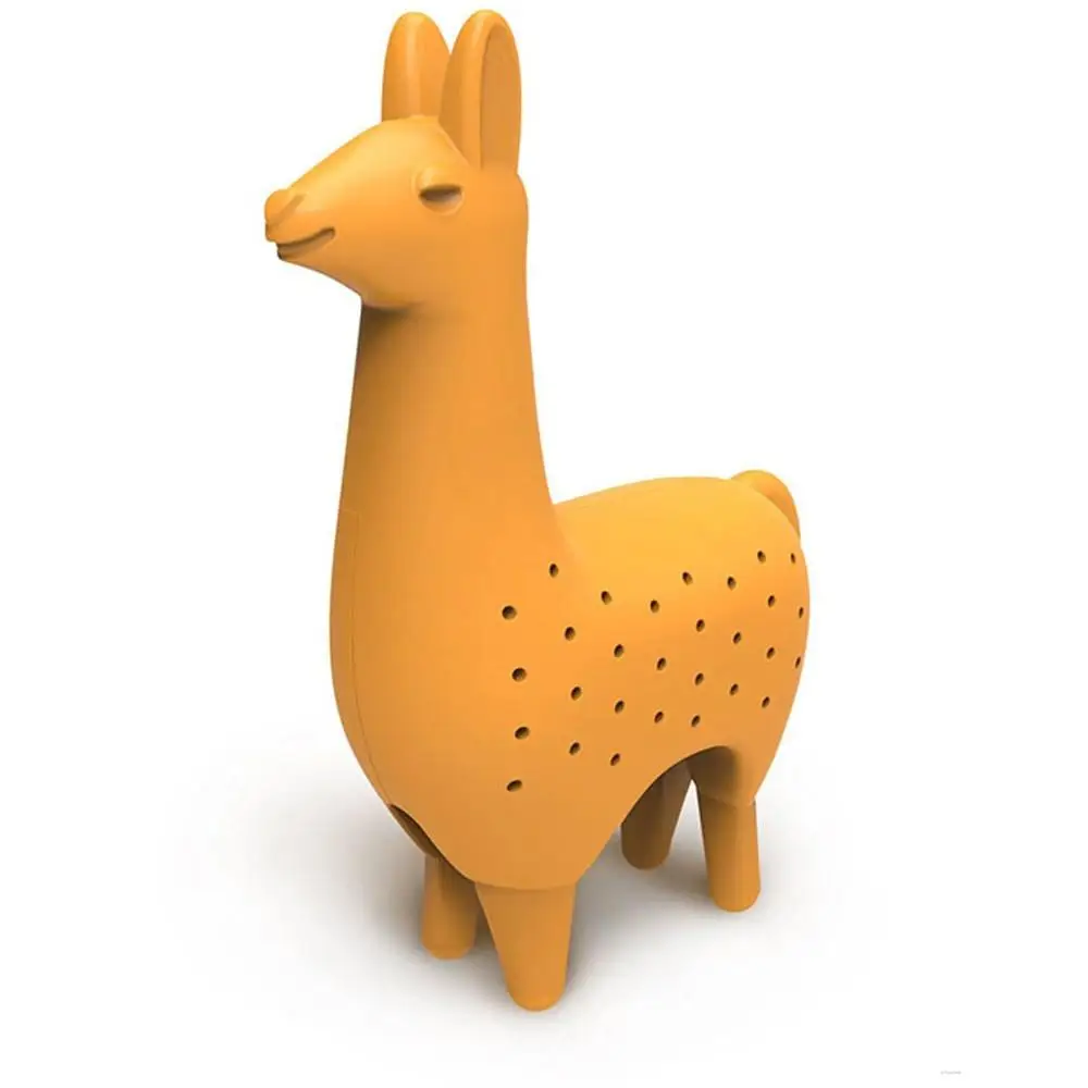 

Food Grade Silicone Rubber Como Llama Tea Infuser Alpaca Animal Tea Filter Tea Strainer