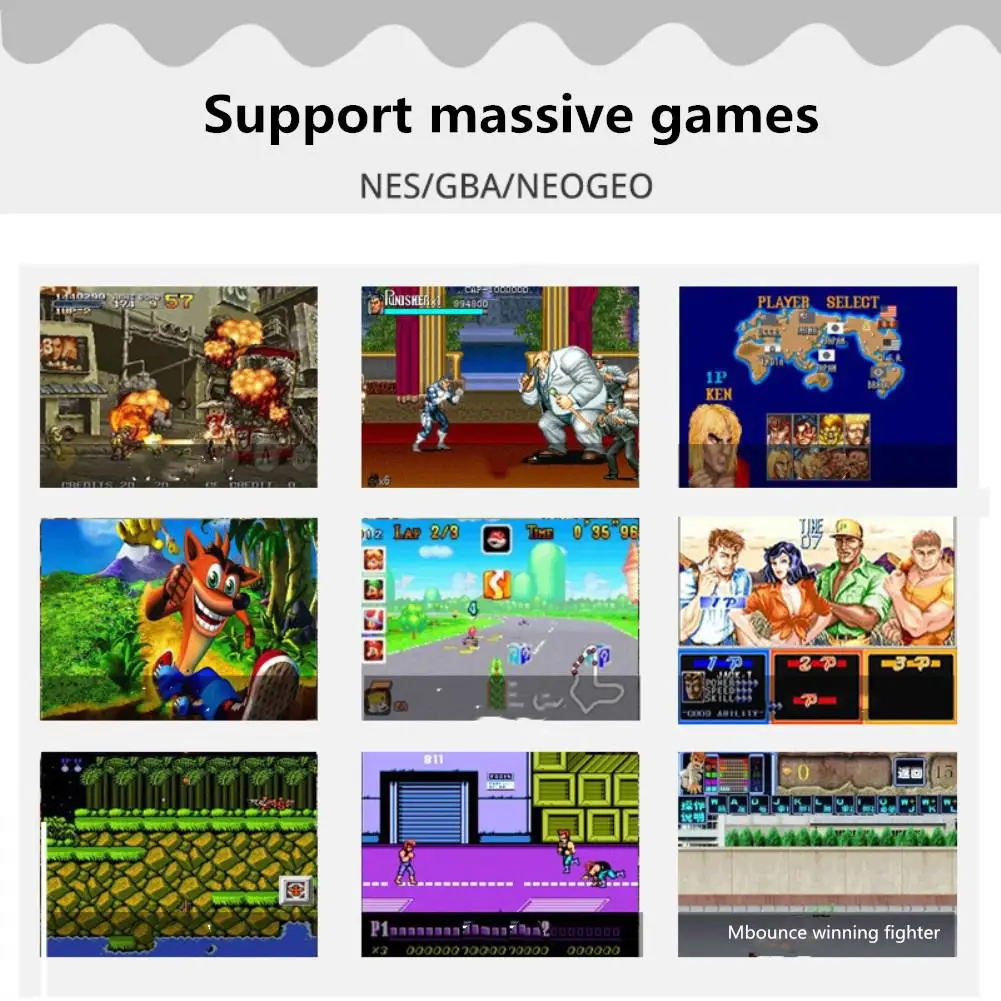 

AMYGOJJ X7 Handheld Game Console for PSP Double Rocker Game Machine 4.3 Inch