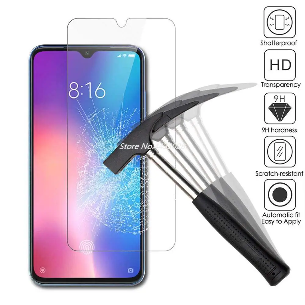 9H 2.5D прозрачное закаленное стекло для Xiaomi CC 9 Mi A3 HD защитная пленка экрана CC9