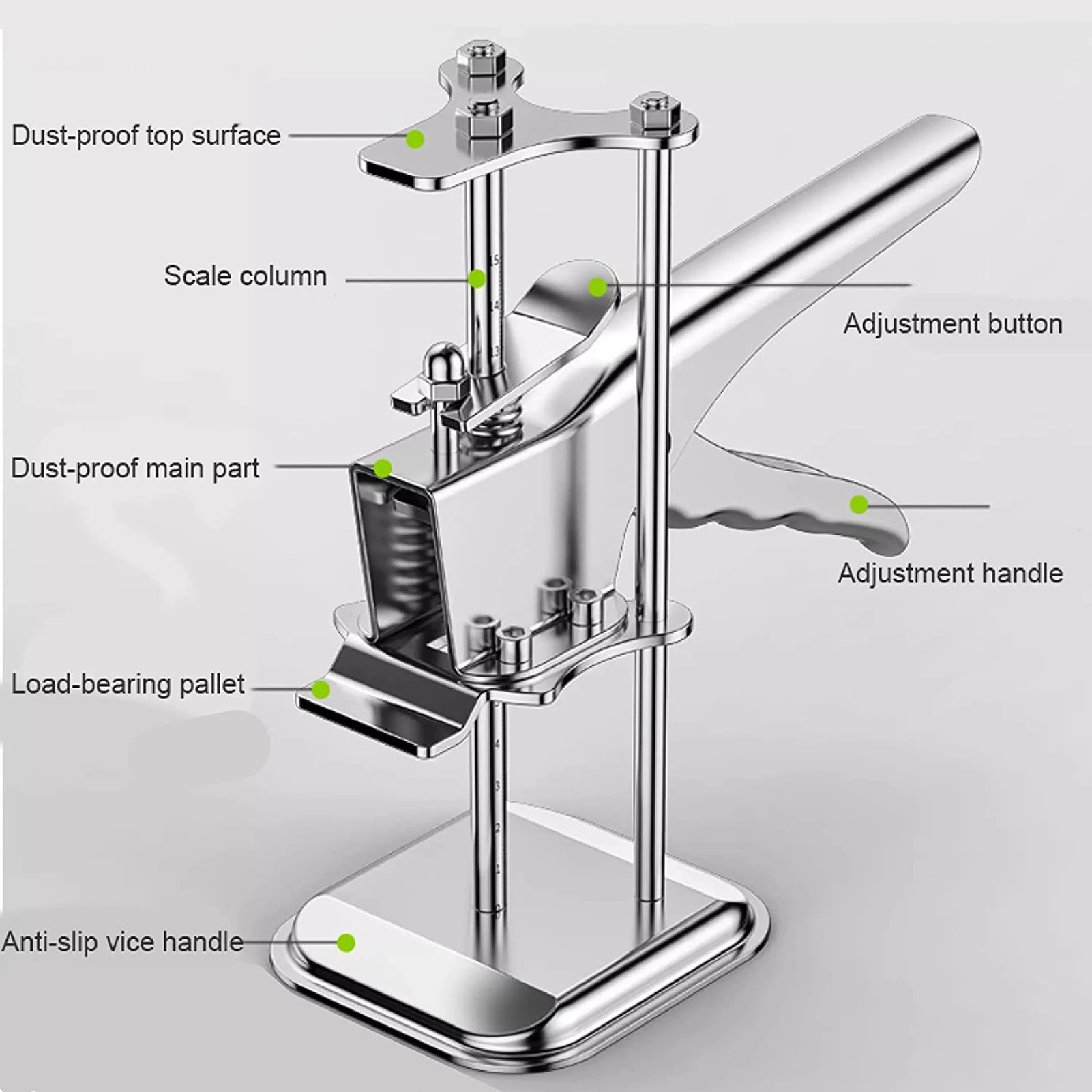 Viking Arms Construction Tool Tile Height Regulator Adjuster Labor-Saving Stainless Steel Locator Leveling System Lifter