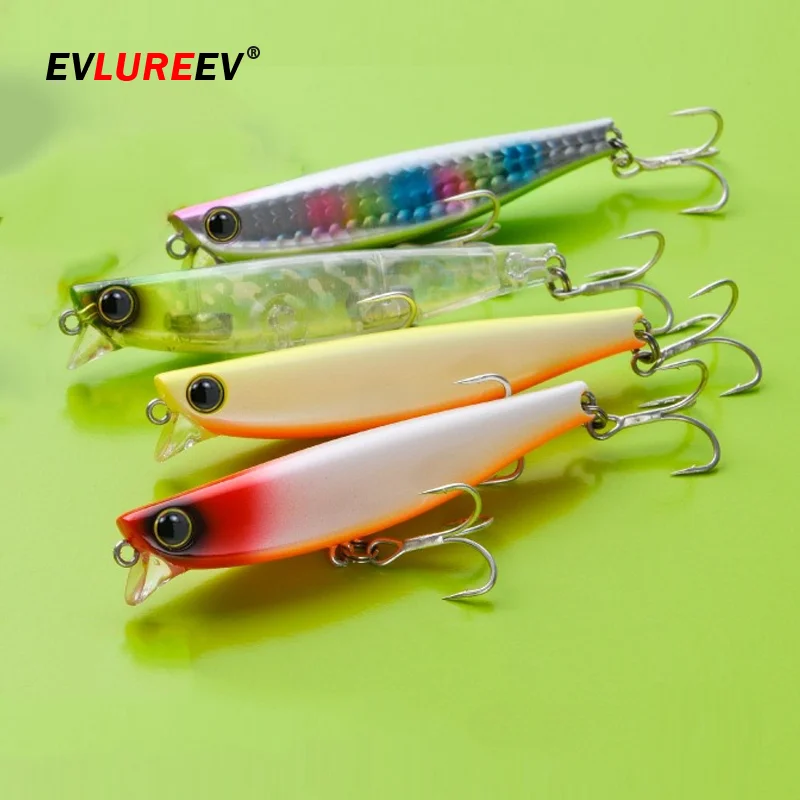 Гольян лазерный твердый Профессиональный 10 г 6 см длинное литье тонущий жесткая