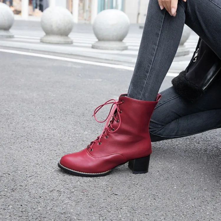 Большие размеры 9 10 11 19 ботинки женская обувь ботильоны для женщин женские зимняя