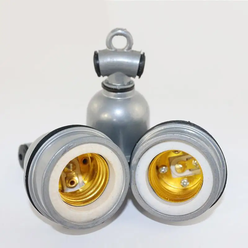 

E27 Aluminum Retro Lamp Holder Ceramic Heat Screw Bulb Base Socket Vintage Ceiling Light Adaptor