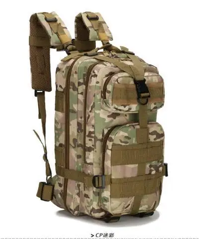 Тактическая Сумка Molle, военный Штурмовой Рюкзак, армейский уличный Камуфляжный походный рюкзак, водонепроницаемый рюкзак, аксессуары для охоты - Цвет: only bag