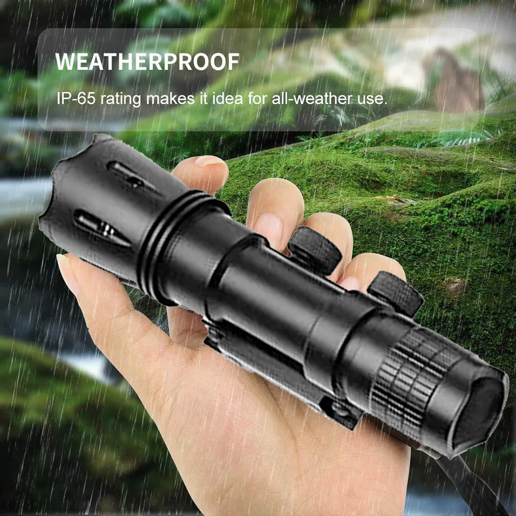 

Flashlight Slide New 1200 Lumens Professional Track Mount Flashlight Distribution Battery Flashlight Flashlight Track
