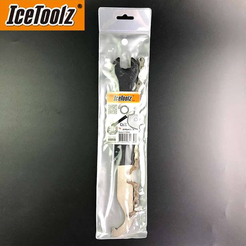 Велосипедный Педальный ключ IceToolz 34S2 для односкоростной цепи 34S4 многоскоростных