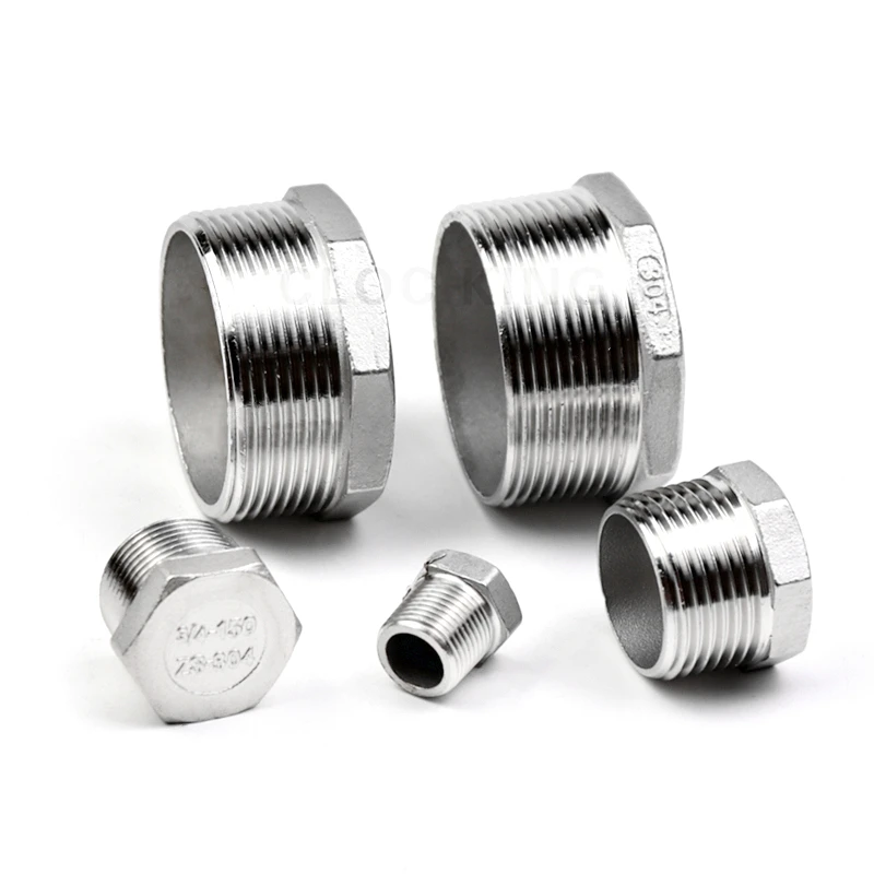 1/4 &quot3/8" 1/2 &quot3/4" 1 &quot1-1/4" 1-1/2 &quot2" BSP наружная резьба SS304 Торцевая крышка из