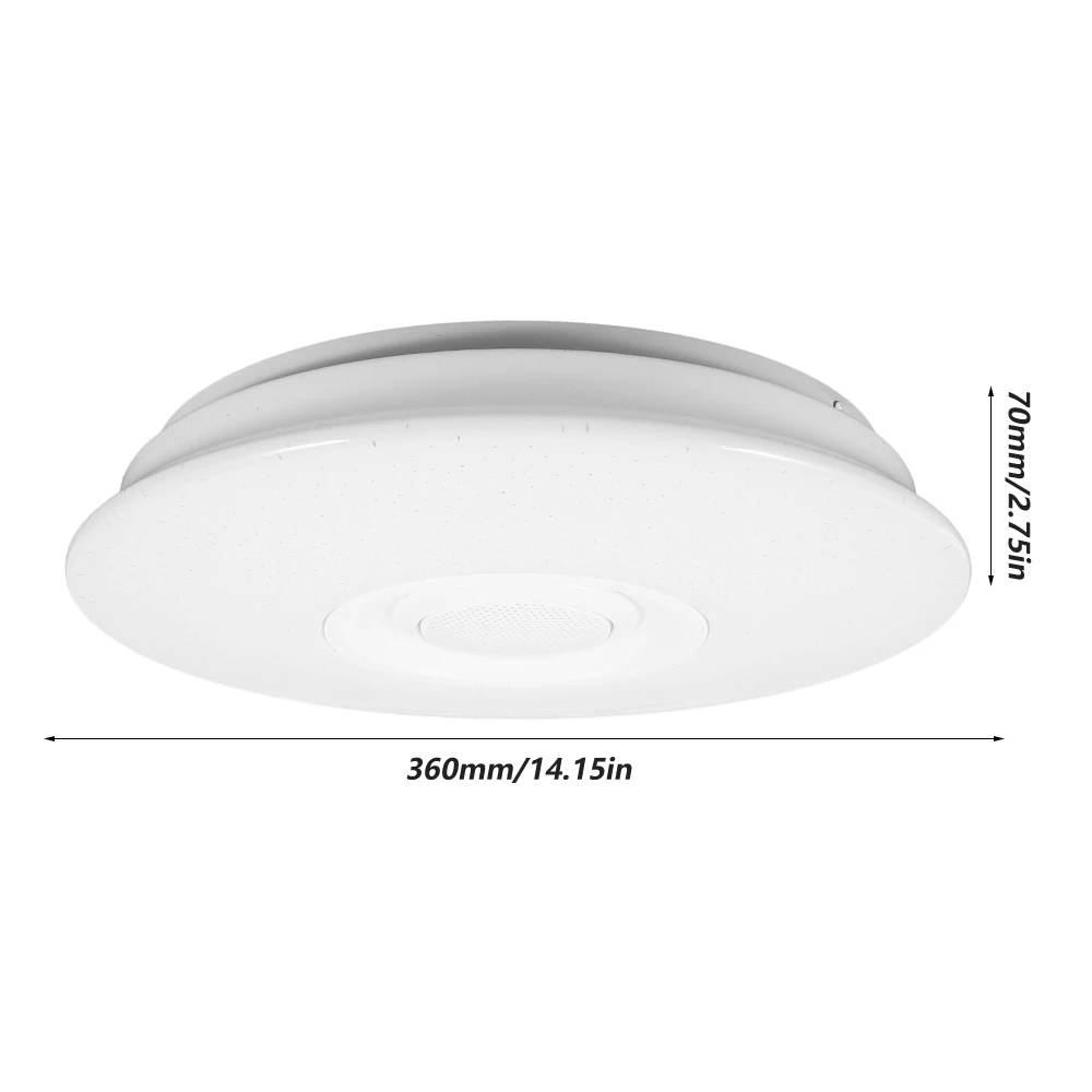 

Bluetooth Modern RGB LED Ceiling Lights Home Lighting APP Bluetooth Music Light Bedroom Lamp Smart Ceiling Lamp Remote Control