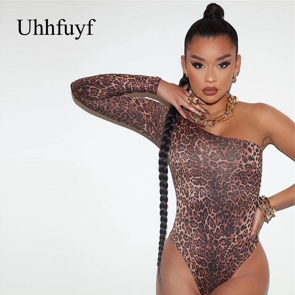

Женский комбинезон Uhhfuyf с леопардовым принтом диагональные трусики светильник кие дышащие сексуальные модные горячие девушки женская одеж...