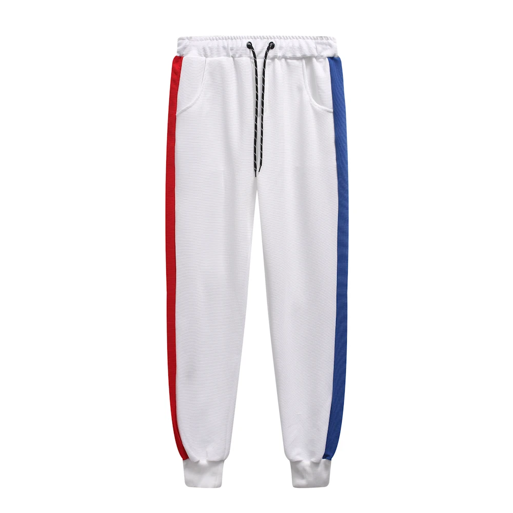 

Men's straight leg slacks, sports slacks, trend sports pants, spring and autumn trousers in large size leg band