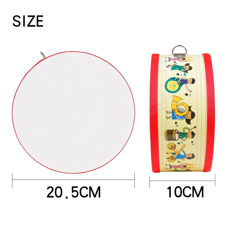 

Children Drum Toy Music Percussion Instrument Band Early Learning Toy Baby Kids Gift