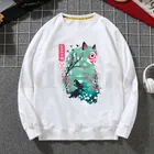 Толстовка мужская с капюшоном в стиле хип-хоп, с круглым вырезом