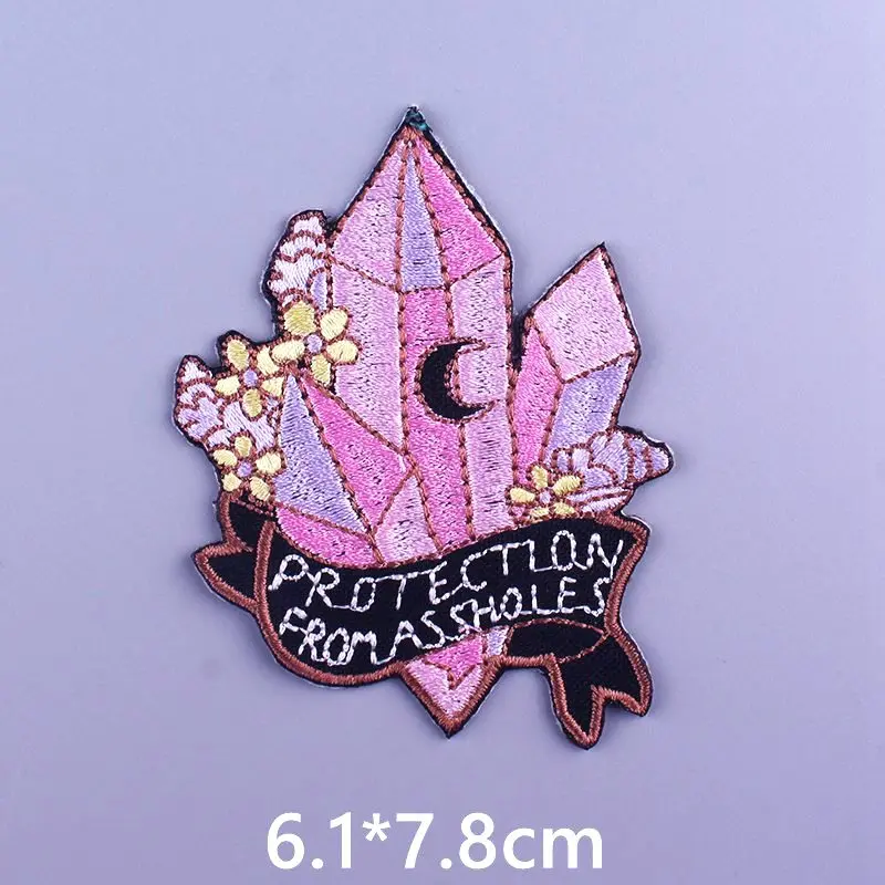 Хрустальные нашивки милые Аниме Вышитые для одежды наклейки сделай сам нашивка с