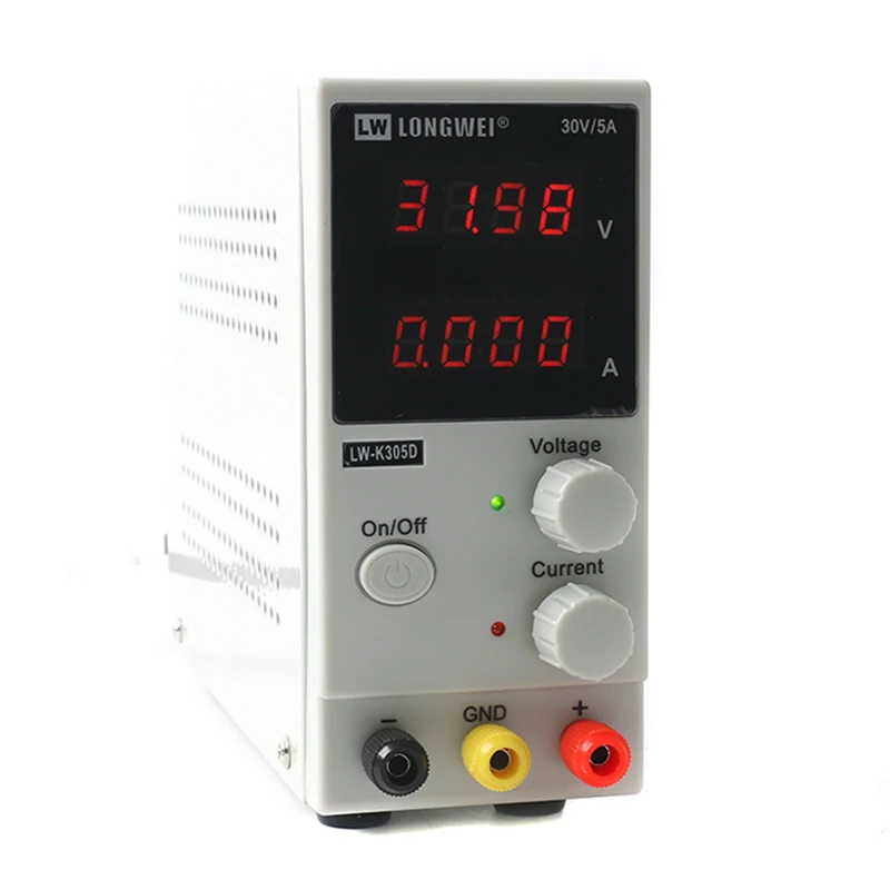 LW 3010D 30V 10A 5A мини Регулируемый цифровой лабораторный импульсный источник питания постоянного тока 110V 220V US/EU/AU вилка+ мультиметр зонд