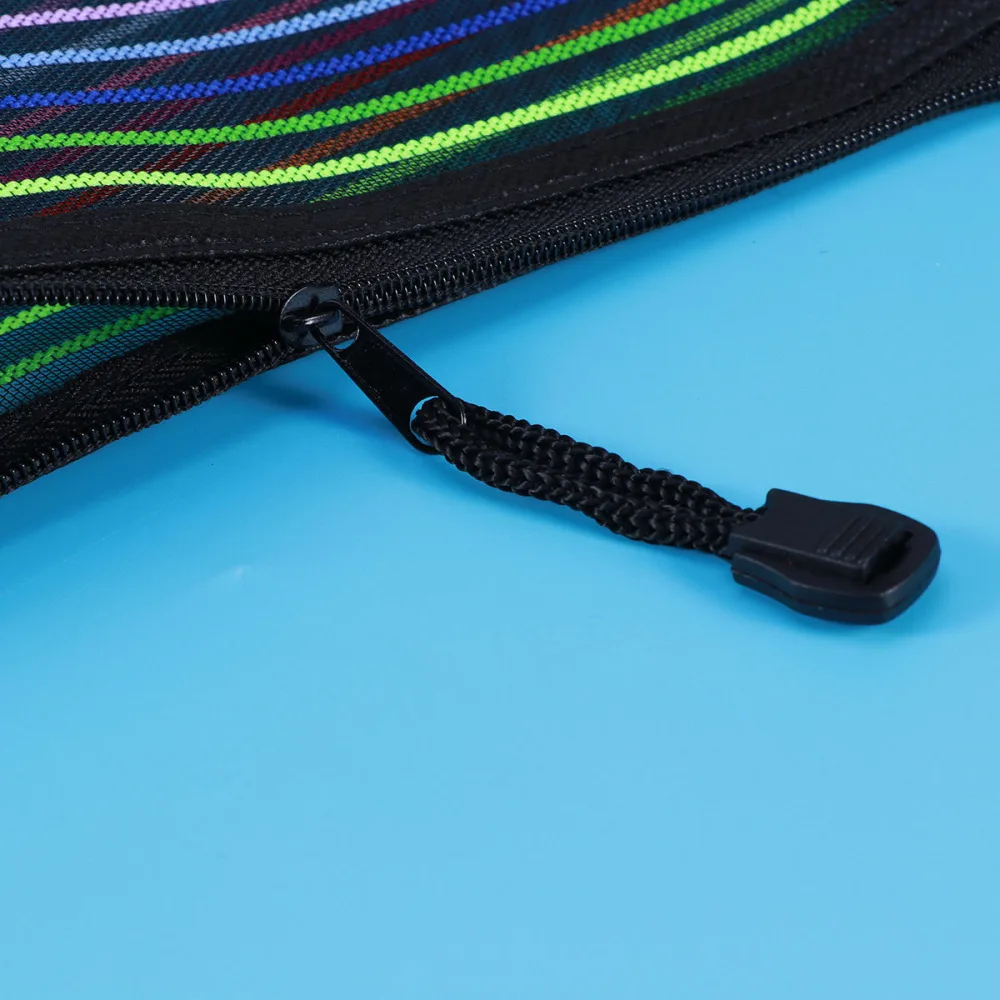 

18Pcs B6 Colorful Portable Office Stationery Bag Mesh Zipper File Bag Waterproof Pencil Bag for Office School Supplies