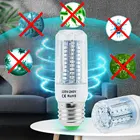 Светодиодная лампа-кукуруза для дезинфекции E27 UVC, ультрафиолетовая стерилизационная лампа E14 B22, бактерицидный свет E26 E12 30 102 светодиодов, лампа для уничтожения клещей
