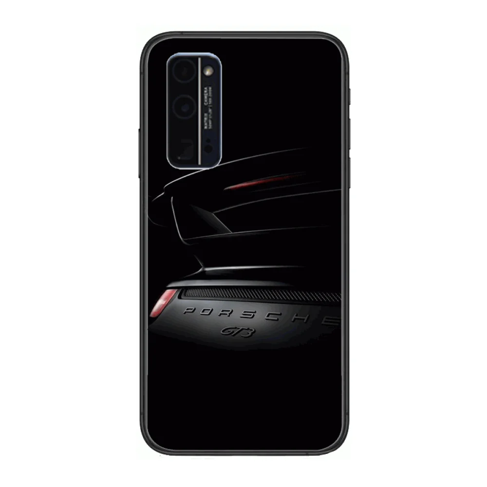 

Luxury Sports Car P-Porsche Phone Case Hull For Huawei Honor 8 9 10 20 30 A S Lite Pro 5g i Black Back Soft Cell Cover Prett