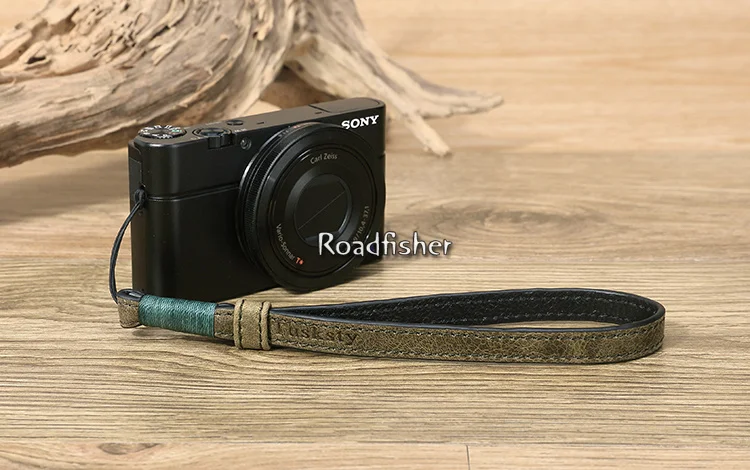 Кожаный наручный ремень Roadfisher для камеры Canon Nikon Sony M2/M3/M4/M5/M6 Ricoh GR2/GR3 Panasonic LX10 Leica Fuji |