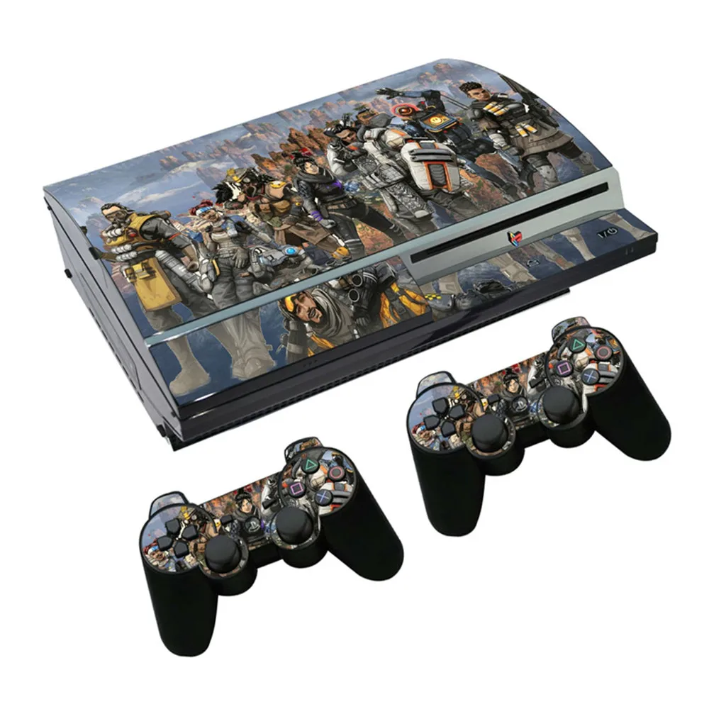 Белый углерод виниловая кожа Наклейка протектор для PS3 жир оригинальный наклейка