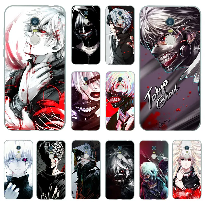 Силиконовый чехол s для Xiaomi Redmi Note 8 Pro 7 6 5 5A 4 4X Токийский Гуль Kaneki Ken матовый 7A K20 TPU |