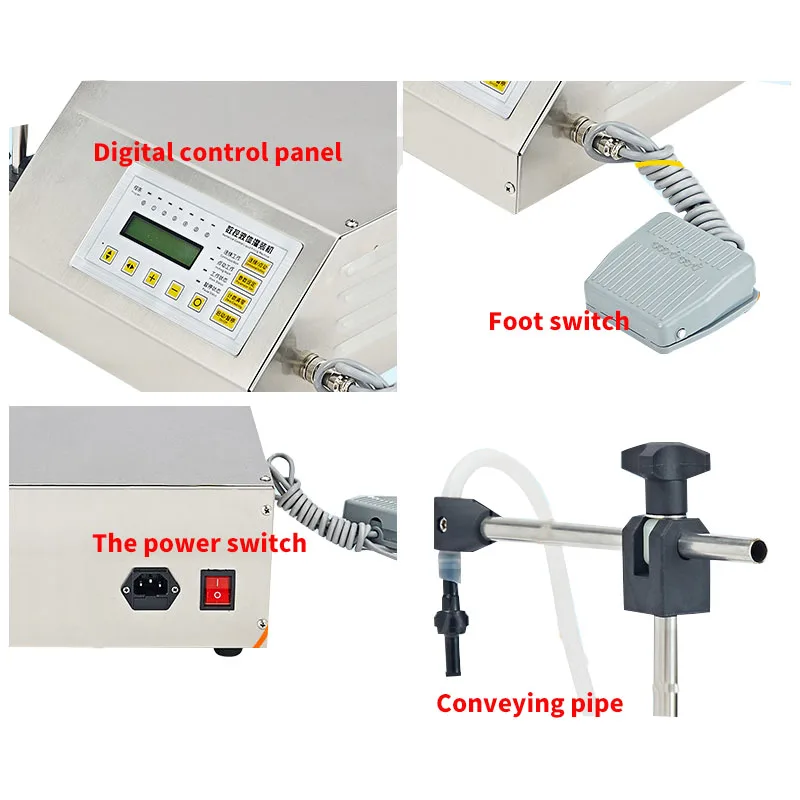 3-3000 мл электрическая машина для розлива жидкостей цифровая уксуса оборудование