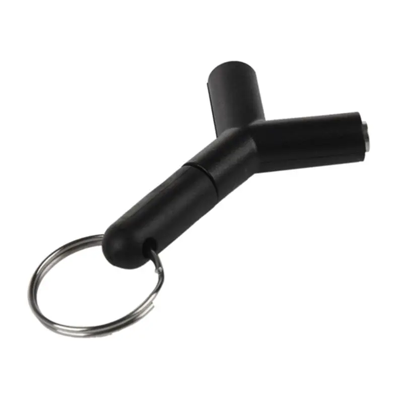 Mini Y Shaped 3.5mm Jack Stereo o Headset Splitter Connector Adapter Keyring 7.8cm x 3.6cm | Электроника