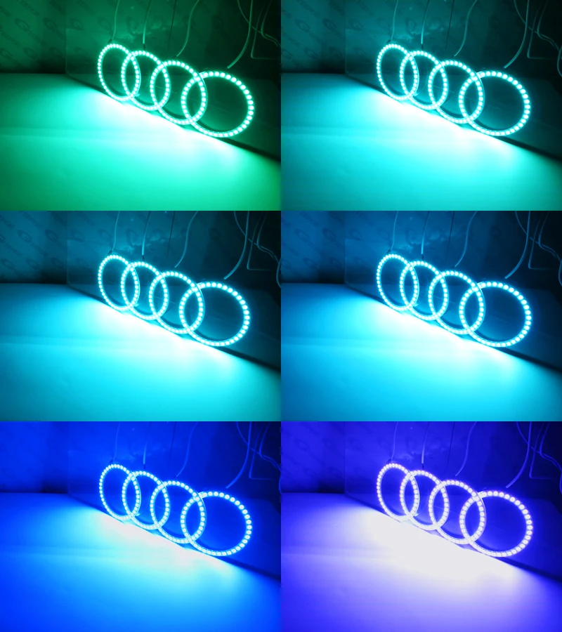 RF Дистанционное Bluetooth приложение многоцветный RGB комплект светодиодов глаза