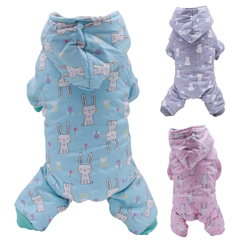 Милое Мягкое хлопковое пальто для маленьких щенков костюм животных комбинезон